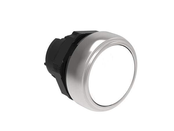 LOVATO - LOVLPCQ108 PULSANTE PASSO-PASSO RASATO BIANCO