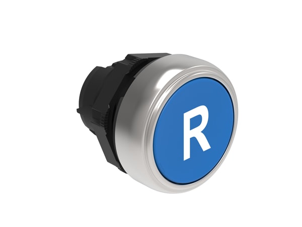 LOVATO LOVLPCB1176 PULSANTE RASATO R BLU