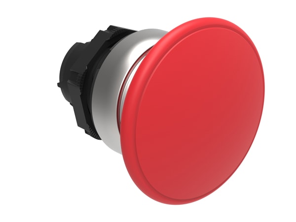 LOVATO LOVLPCB6144 PULSANTE FUNGO 40MM ROSSO IMPULSO