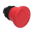 LOVATO LOVLPCB6344 PULSANTE FUNGO 40MM ROSSO SG.ROTAZIONE