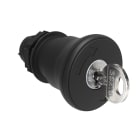 LOVATO LOVLPCB6842R421E PULSANTE FUNGO 40MM NERO SG.CHIAVE