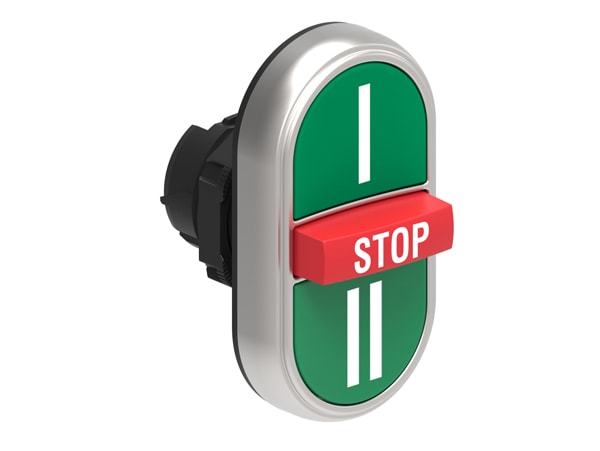 LOVATO LOVLPCB7345 PULSANTE TRIPLO I-STOP-II