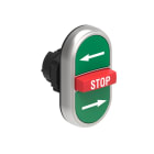 LOVATO - LOVLPCB7365 PULSANTE TRIPLO F.DX-STOP-F.SX
