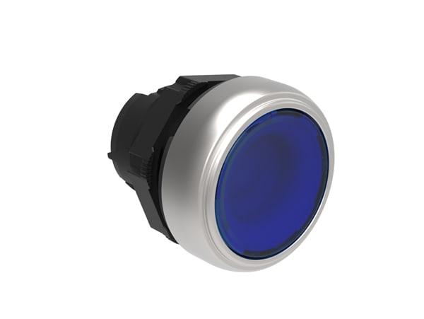 LOVATO LOVLPCBL106 PULSANTE LUMINOSO RASATO BLU