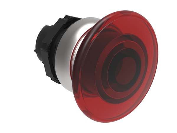 LOVATO LOVLPCBL6144 PULSANTE FUNGO 40MM ROSSO LUMINOSO