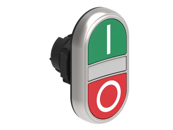 LOVATO LOVLPCBL7123 PULSANTI DOPPI RASATI V/R+IND.LUM.I-O
