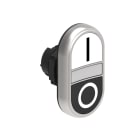 LOVATO LOVLPCBL7124 PULSANTI DOPPI RASATI B/N+IND.LUM.I-O