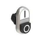 LOVATO LOVLPCBL7224 PULSANTE DOPPIO BIANCO/NERO SIMBOLI I-O