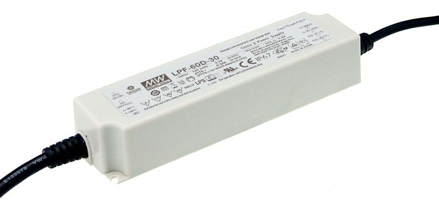 DIGIMAX SRL - DIXLPF-60D-54 DRIVER LED 54V 60W IP67 DIM 1-10V 90-305