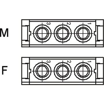 LAPP ITALIA SRL LPP10382000 MCS 3 CM MALE MODULE