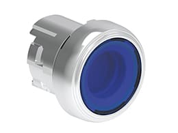 LOVATO LOVLPSBL106 PULSANTE LUMINOSO MET. RASATO BLU