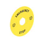 LOVATO LOVLPXAU113 DISCO PLAST. 90MM EMERGENCY-STOP
