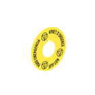 LOVATO - LOVLPXAU118 DISCO PL.60MM ARRET D UR-NOT AUS-PARO EM