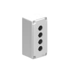 LOVATO - LOVLPZM4A8 PULSANTIERA METALLICA GRIGIA A 4 FORI