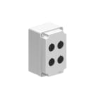 LOVATO - LOVLPZM4CA8 PULSANTIERA METALLICA GRIGIA 2X2 FORI