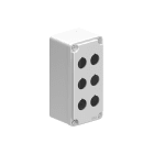 LOVATO LOVLPZM6CA8 PULSANTIERA METALLICA GRIGIA 2X3 FORI
