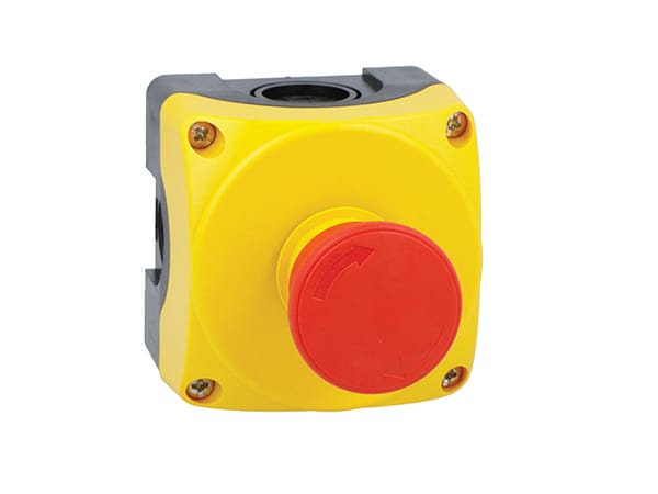 LOVATO LOVLPZP1B5601 PULS. GIALLA + 40MM SG.ROTAZ. + 2NC
