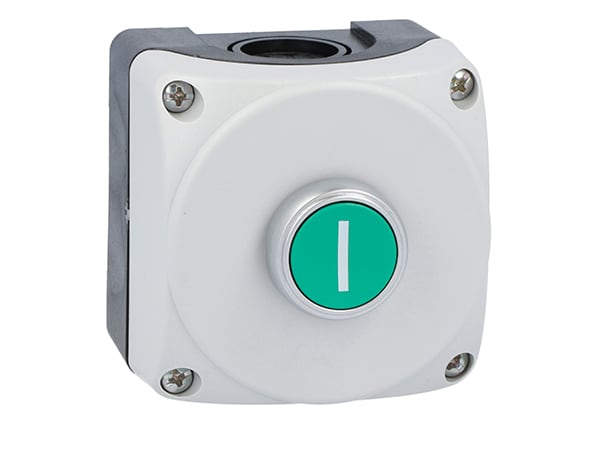 LOVATO - LOVLPZP1B8100 PULS. GRIGIA + RAS. VERDE I + 1NA