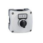 LOVATO - LOVLPZP1B8303 PULS. GRIGIA+SELET LEVA CORTA+2NA+I-O-II