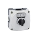 LOVATO LOVLPZP1B8303 PULS. GRIGIA+SELET LEVA CORTA+2NA+I-O-II
