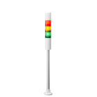 PATLITE EUROPE GMBH PMHLR4-302PJBW-RYG Torretta, bianco, 3 LED,24VDC, paletto 300mm, staffa mont. diretto, cavo, Buzzer