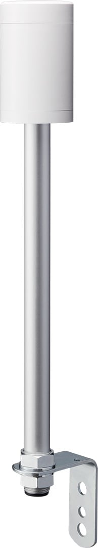 PATLITE EUROPE GMBH PMHLR6-02LJNW Unità base DC 24V, montaggio su paletto, cavo, senza lampeggio, buzzer, bianco