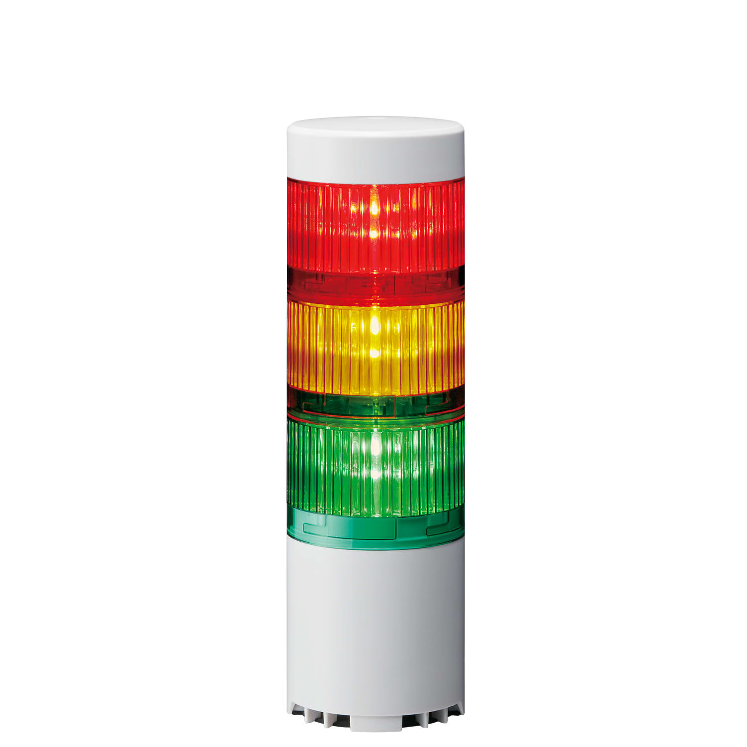 PATLITE EUROPE GMBH PMHLR6-3USBW-RYG Torretta USB bianca, 3 moduli, 60mm, montaggio diretto, IP65