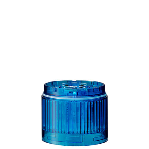 PATLITE EUROPE GMBH PMHLR6-E-B Modulo LED, blu, lente colorata, diam. 60mm, per torrette segnalazione LR6