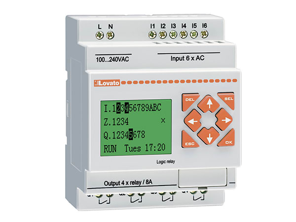 LOVATO LOVLRD12TD024 RELE PROGRAM.8I/4O 24VDC
