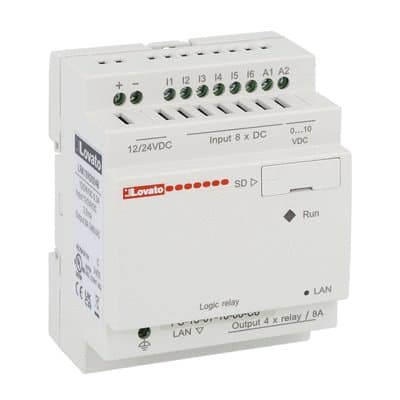 LOVATO LOVLRK12RD024B RELE PROGR. 8I/4O NO DISP. 12-24VDC ETH