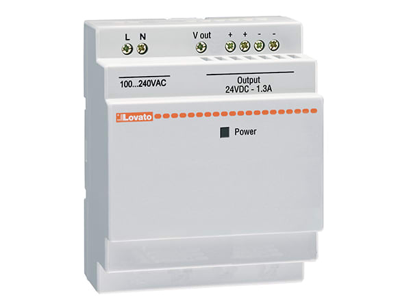 LOVATO LOVLRX1V3D024 ALIMENT.100-240VAC/24VDC 1.3A24VDC-1,3A