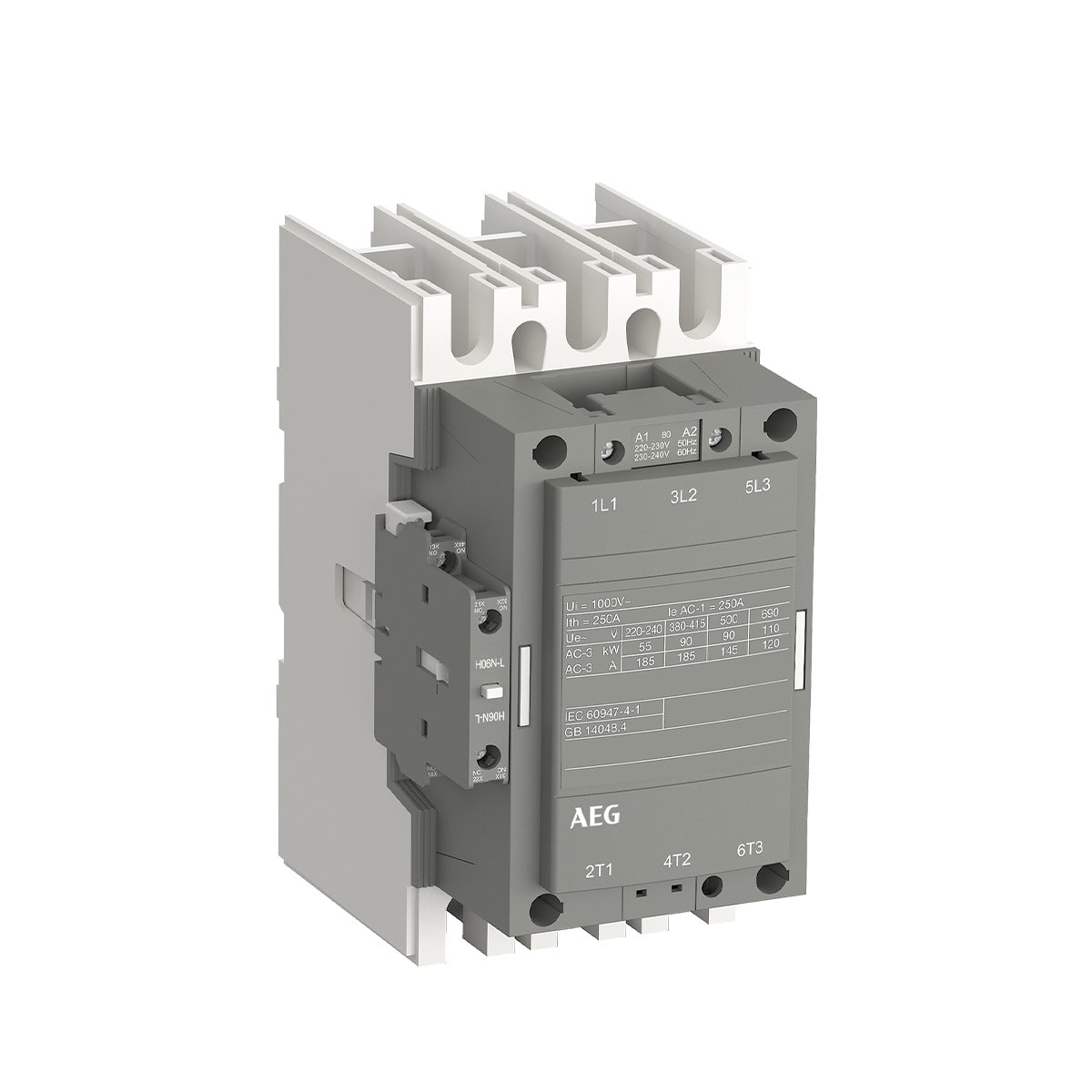 ELETTRA SRL AEG AEGLS110N3011-AN CONTATTORE DDI AEG 110KW 3P 1NO+1NC 230V 50/60HZ