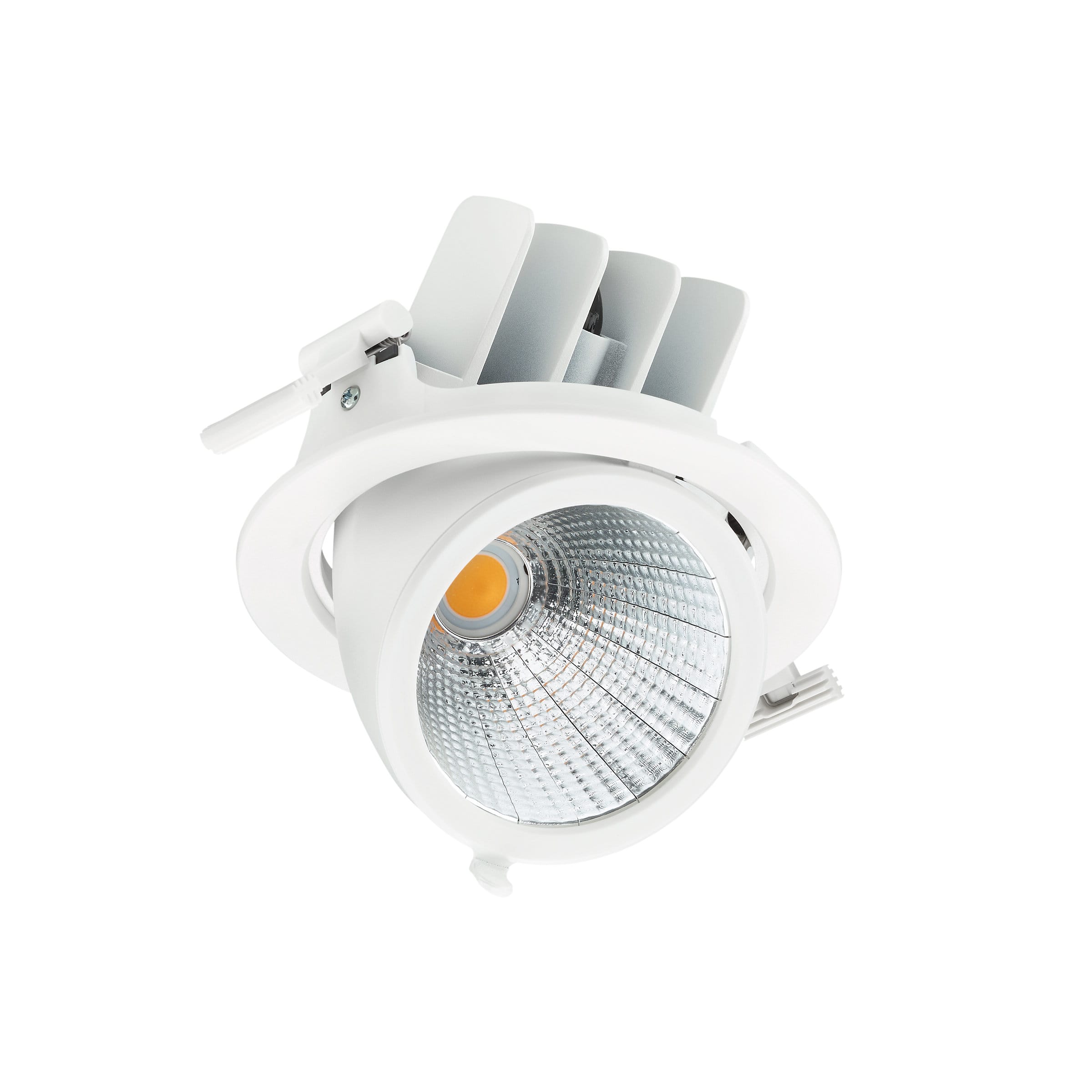 SIGNIFY ITALY SPA PHA97957700 LuxSpace Accent Performance a gomito, 29 W, D155 mm, 4000 lm, 4000 K, Fascio largo, Riflettore PerfectAccent, Bianco, IP20