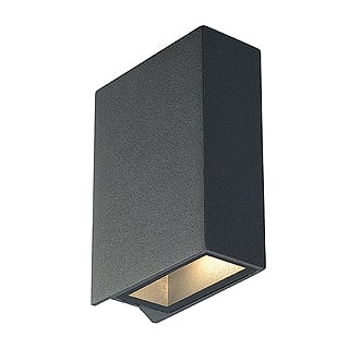 SLV ITALIA SRL SLV232475 QUAD 2 DA PARETE, QUADRATO, ANTRACITE, L