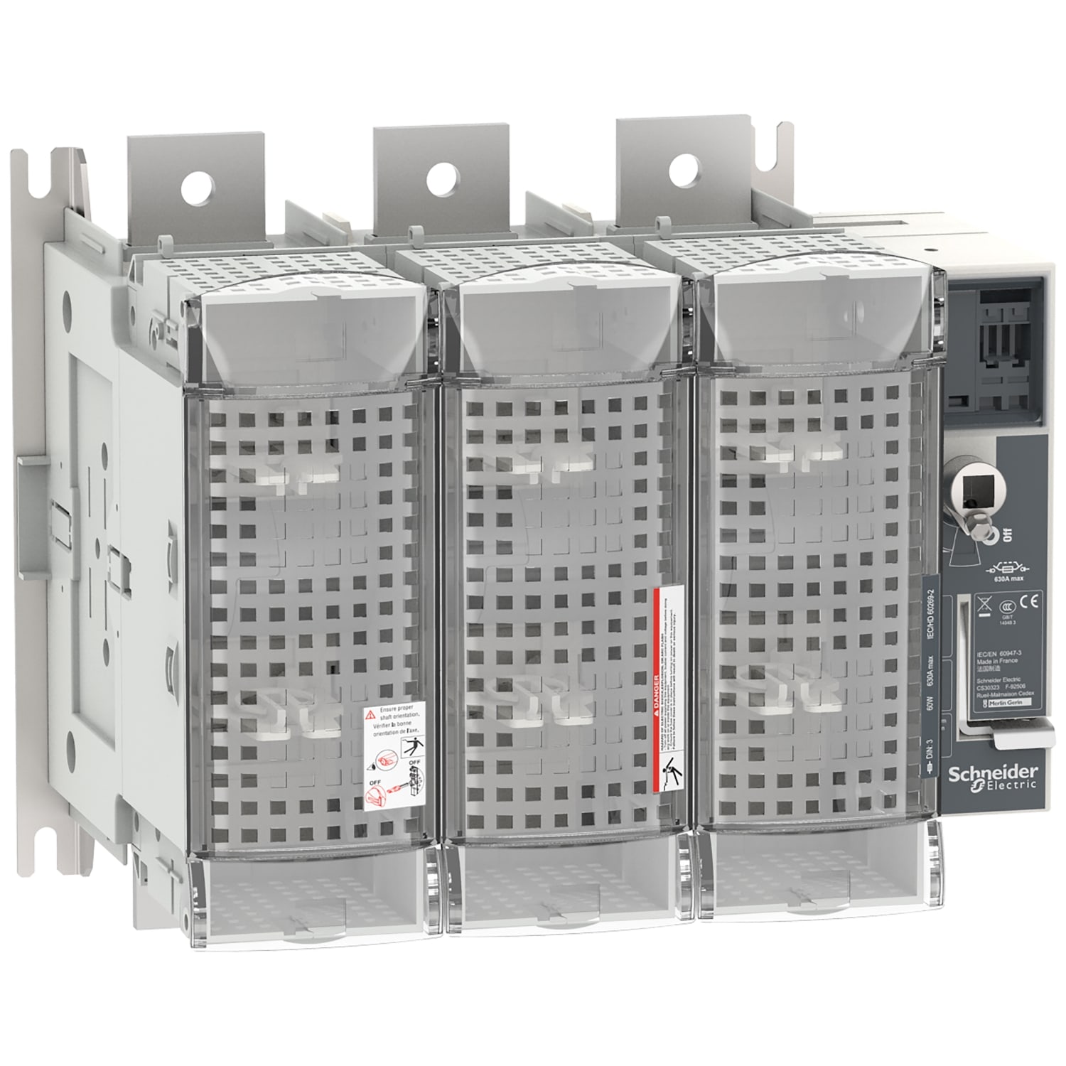 SCHNEIDER ELECTRIC - SNRLV481453 FUPACTGS DIN630/3 3P MAN. FRONT/LAT