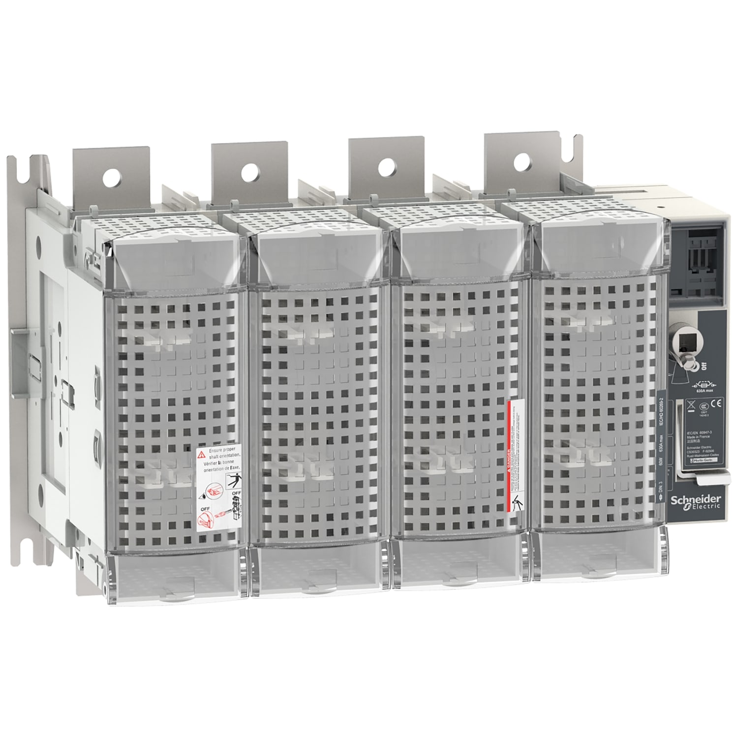 SCHNEIDER ELECTRIC SNRLV481454 FUPACTGS DIN630/3 4P MAN. FRONT/LAT