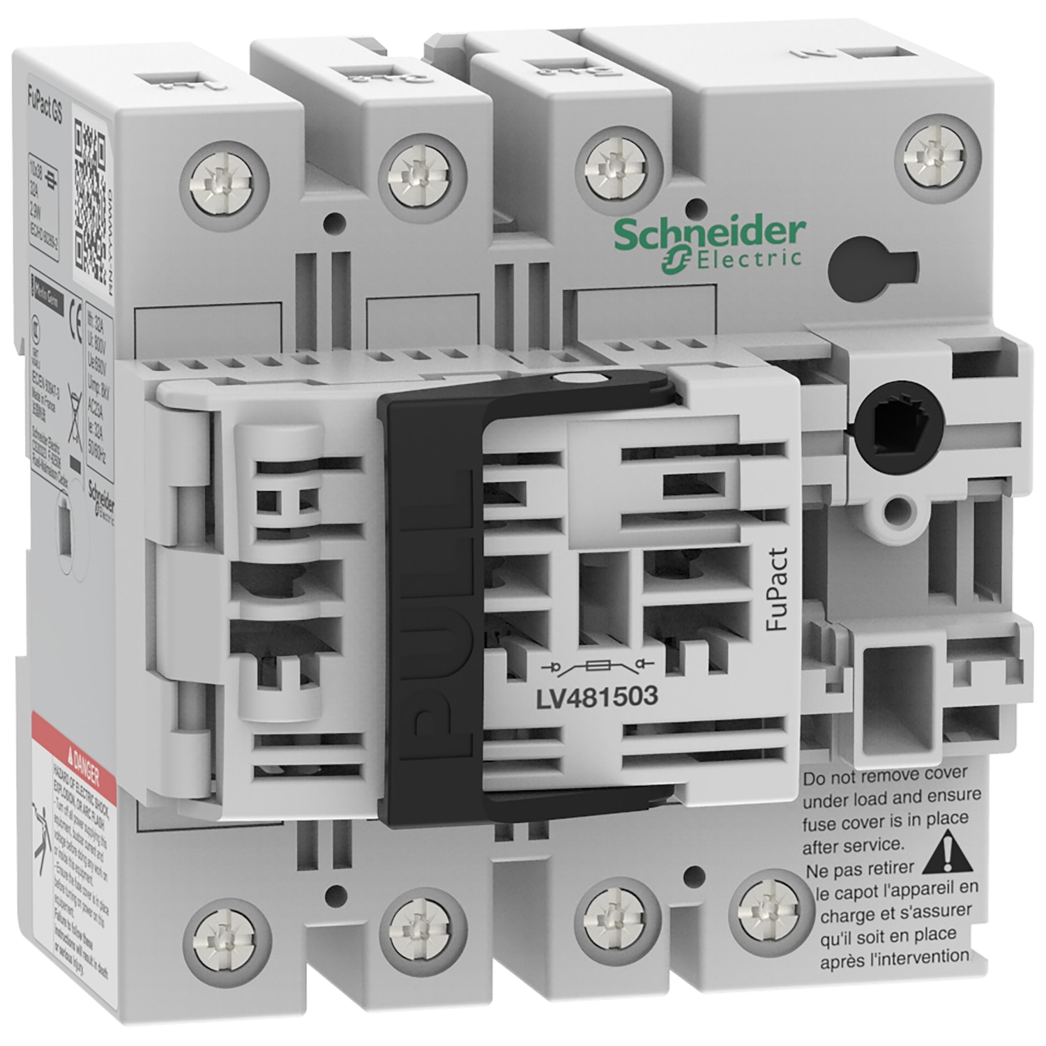 SCHNEIDER ELECTRIC - SNRLV481503 FUPACTGS NFC32 3P 10*38 MAN. FRONT/LAT