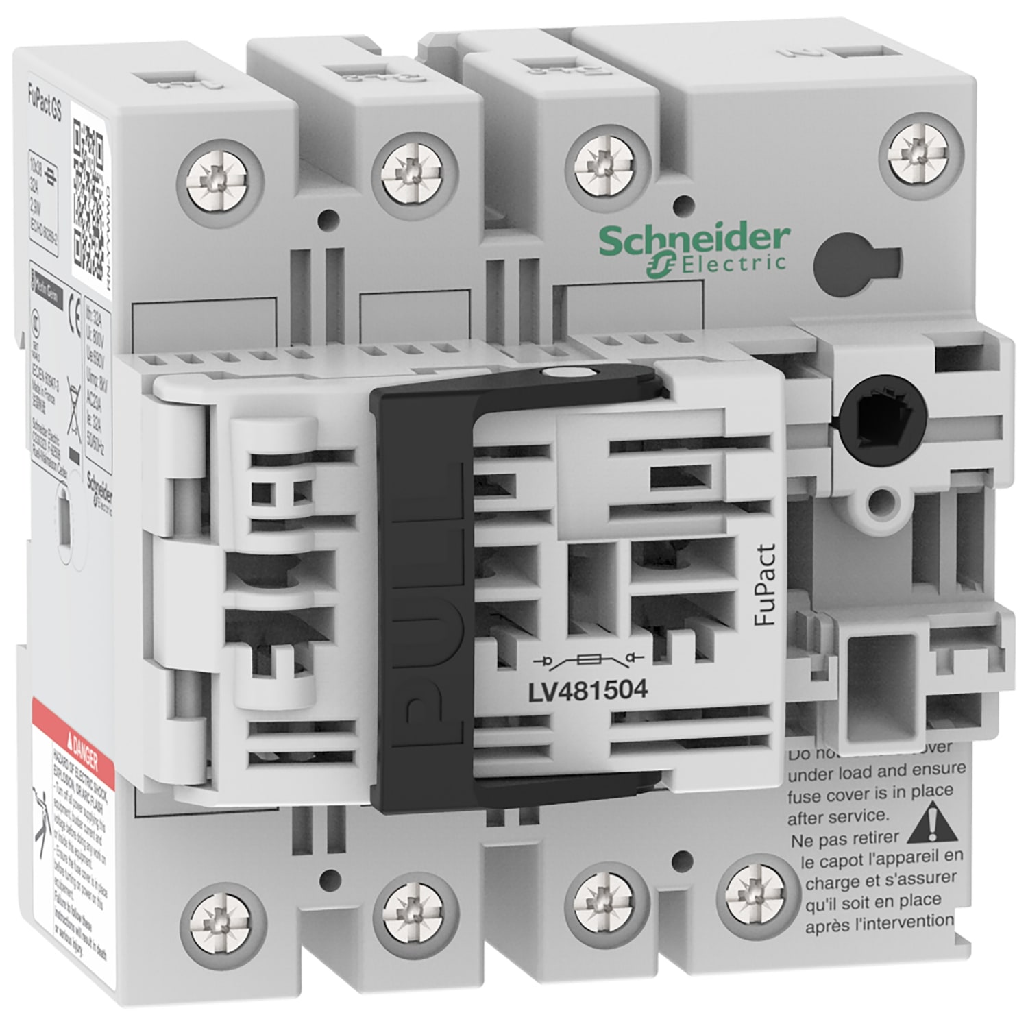 SCHNEIDER ELECTRIC SNRLV481504 FUPACTGS NFC32 4P 10*38 MAN. FRONT/LAT