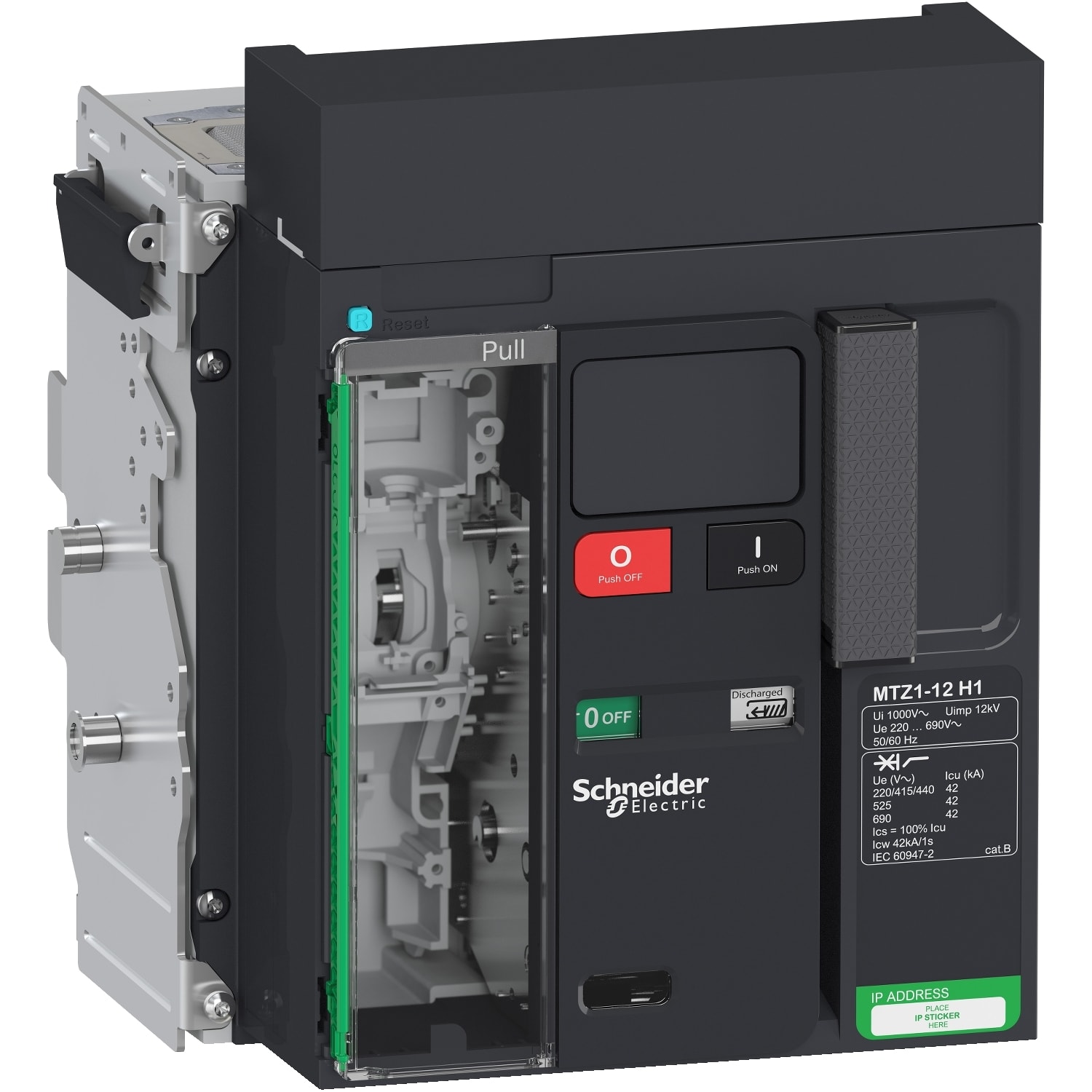 SCHNEIDER ELECTRIC SNRLV847230 MTZ1 12 H1 3P ESTR SENZA MICROLOGIC