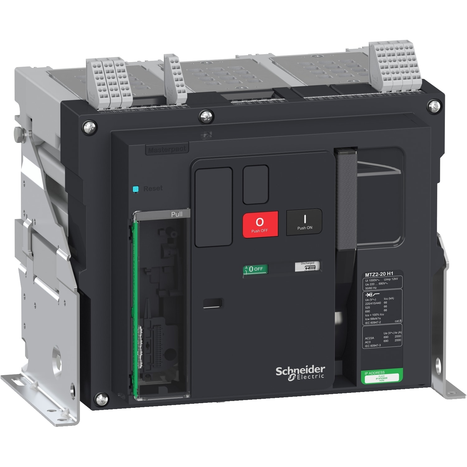 SCHNEIDER ELECTRIC - SNRLV848057 MTZ2 20 H1 3P FISSO SENZA MICROLOGIC