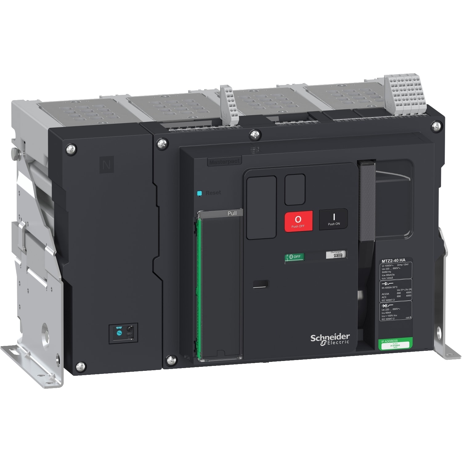 SCHNEIDER ELECTRIC - SNRLV848100 MTZ2 40 HA 4P FISSO