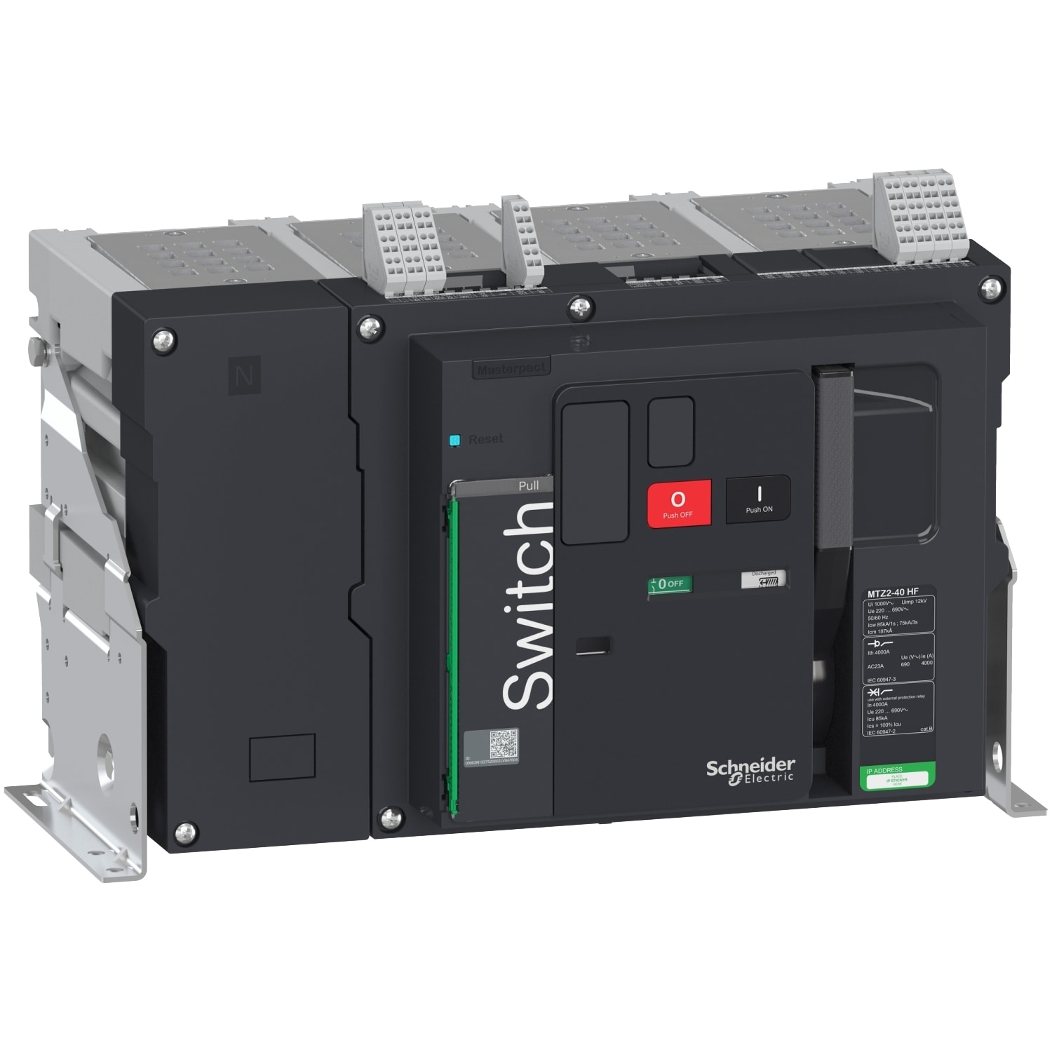 SCHNEIDER ELECTRIC SNRLV848101 MTZ2 40 HF 4P FISSO