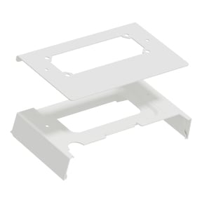 SCHNEIDER ELECTRIC - SNRLVS08853 Interfaccia piastra passacavi, PrismaSeT G, 2 fori per FL21 con plastica, per involucro IP30 P300