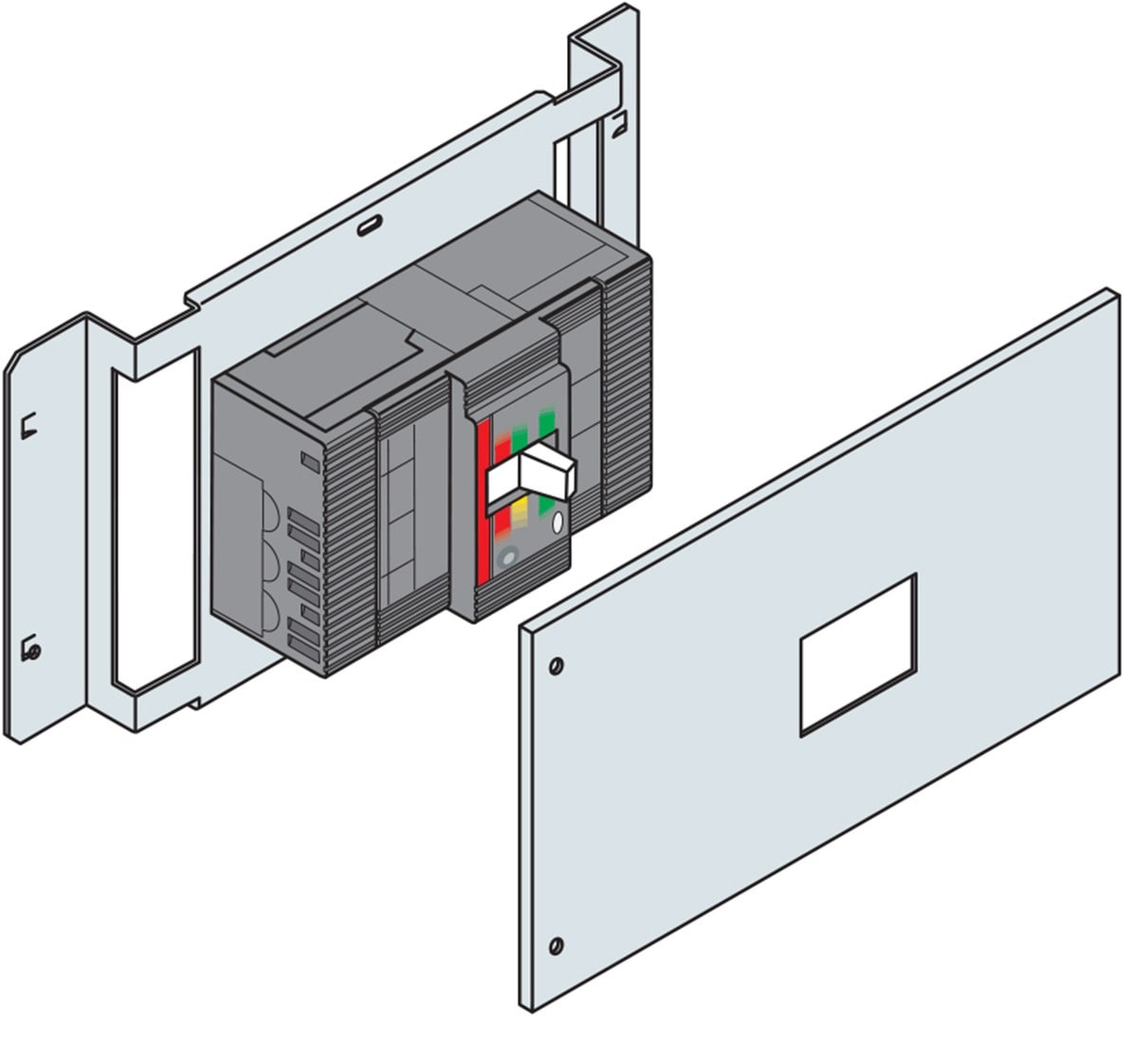 ABB SPA ABBLX3001 KIT XT3 3/4 P FISSO 24 MODULI DIN L=600M