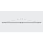 IGUZZINI ILLUMINAZI - IGZ3.B444.015.0 BRAC.DOPP.ALL.L=1500 C/FLAN+TIRA.X PALO