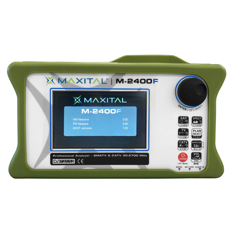 FTE MAXIMAL ITALIA S FTEM-2400F M-2400F MISURATORE PROF. DVBS2/T2 + F.O.