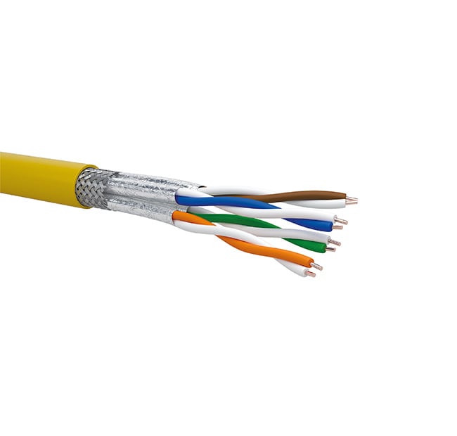 QUBIX SPA - QBX05B2711GIBB1000 CAVO R7AST4H23 C7A S/FTP AWG23 LSZH B2CA