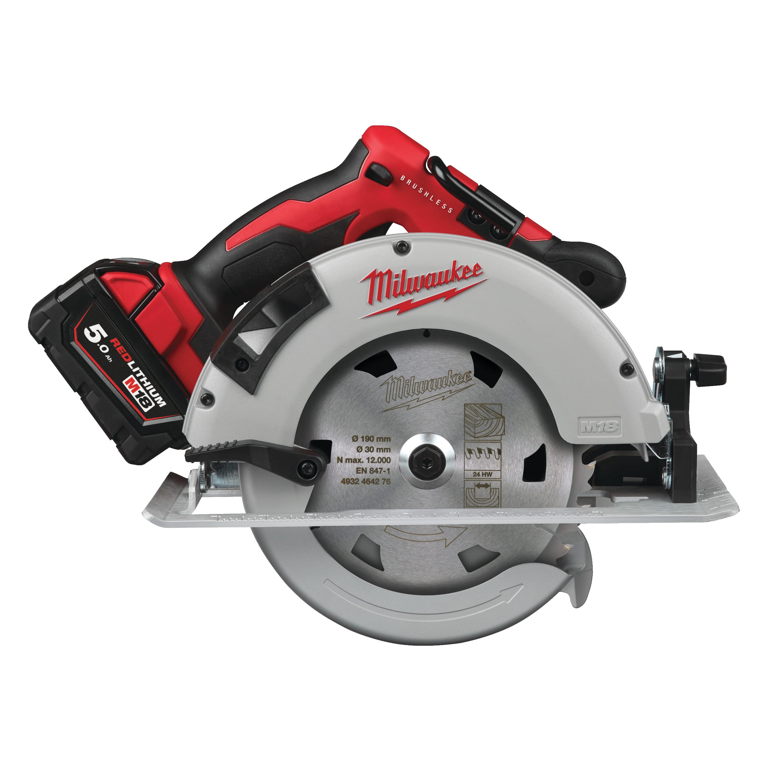 MILWAUKEE - AEG COP4933464590 M18 BLCS66-502X_SEGA CIRCOLARE_BL