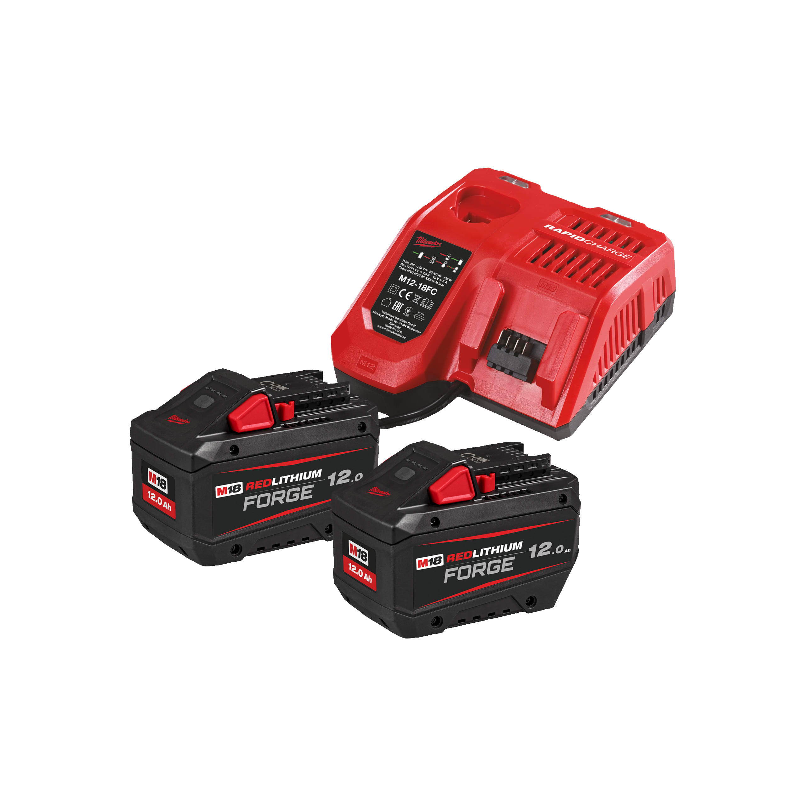 MILWAUKEE - AEG COP4933498610 M18 FORGENRG-122 NRG KIT 12 AH FORGE