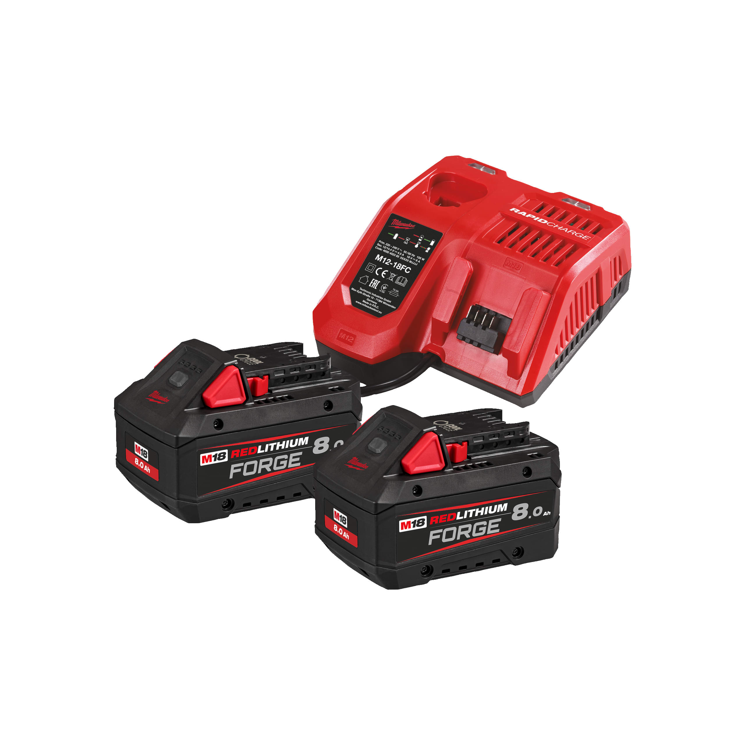 MILWAUKEE - AEG COP4933498612 M18 FORGENRG-802 NRG KIT 8 AH FORGE